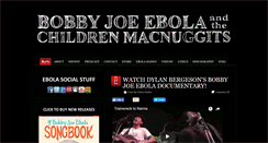 Desktop Screenshot of bobbyjoeebola.com